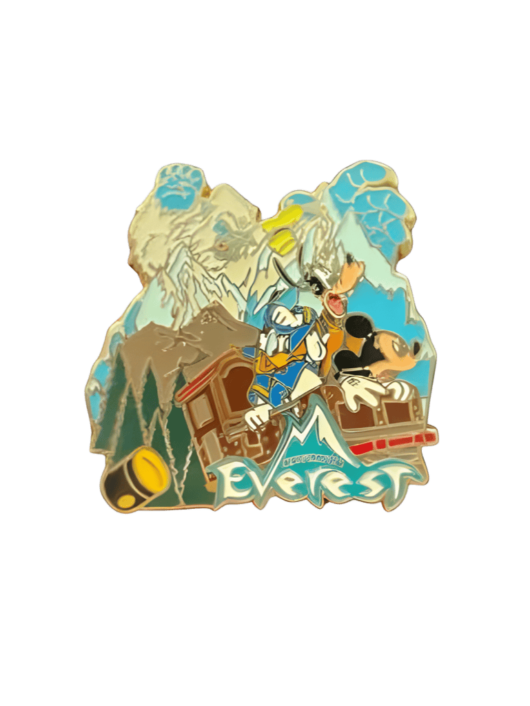 Yeti, Mickey Mouse, Donald and Goofy Disney pin