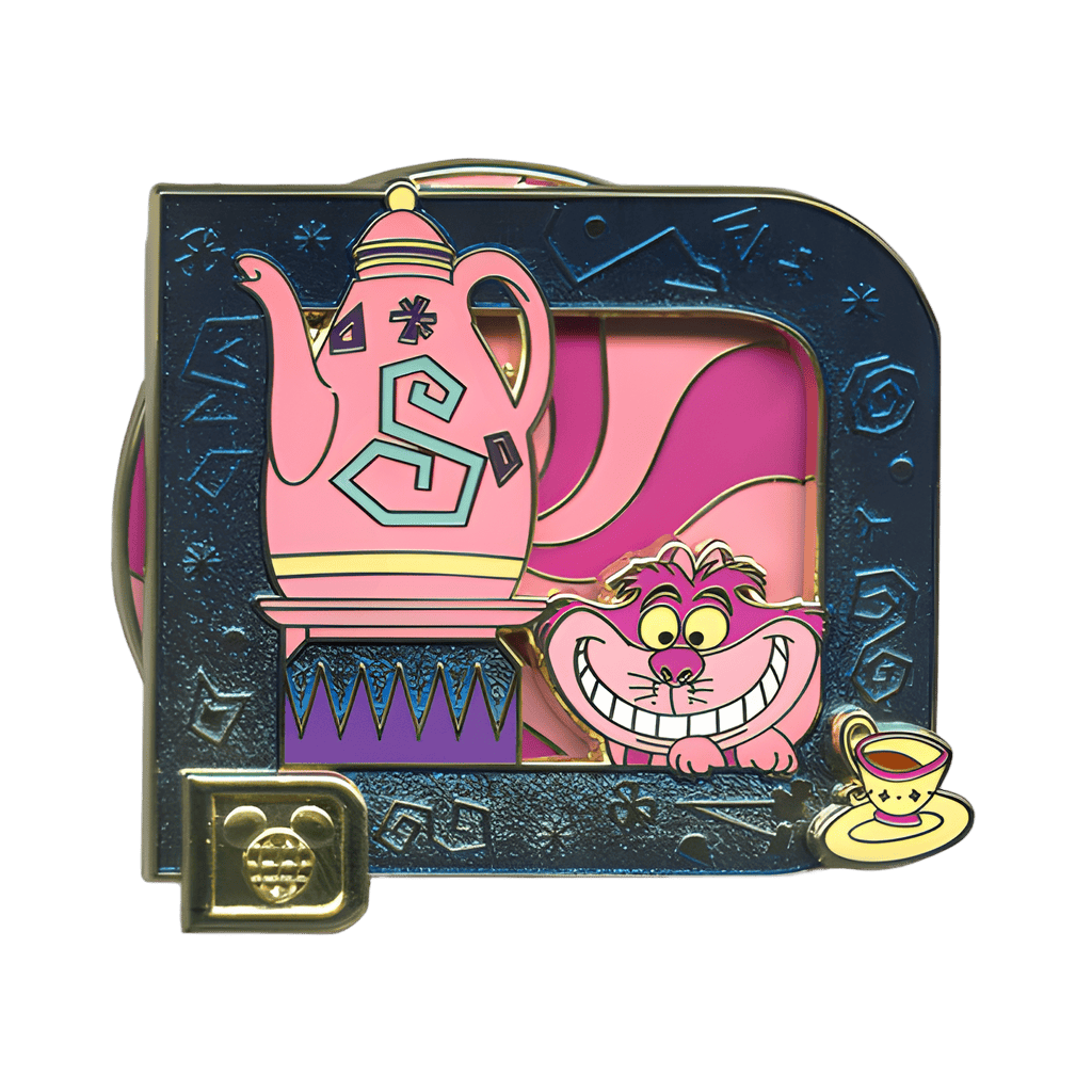 Mad Tea Party & Cheshire Cat Disney pin