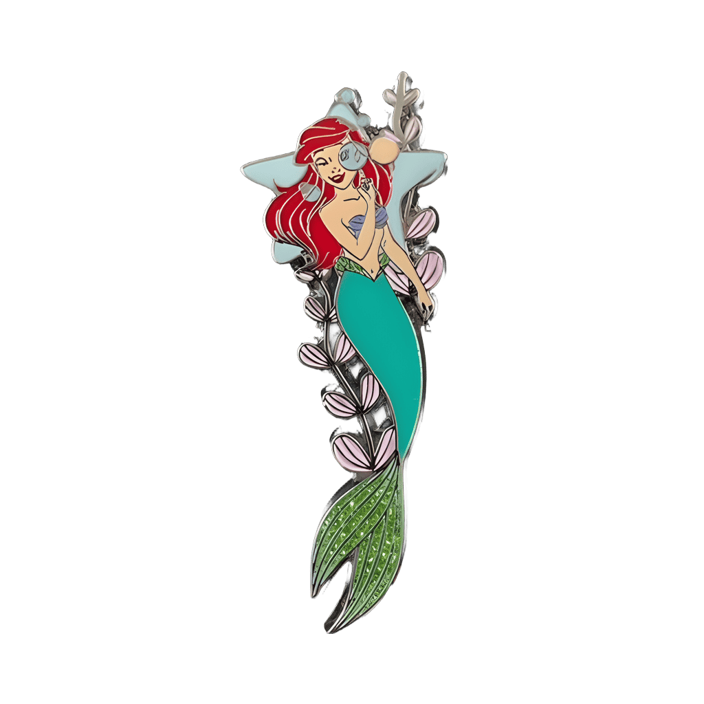 Ariel Bubbles Silver Version Disney pin