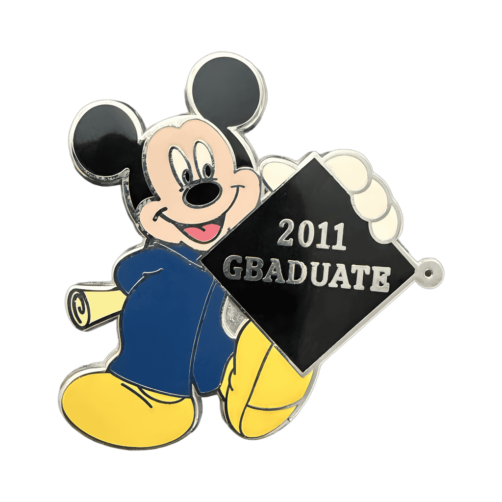 Mickey - 2011 Graduate - Blue Cap and Gown Disney pin
