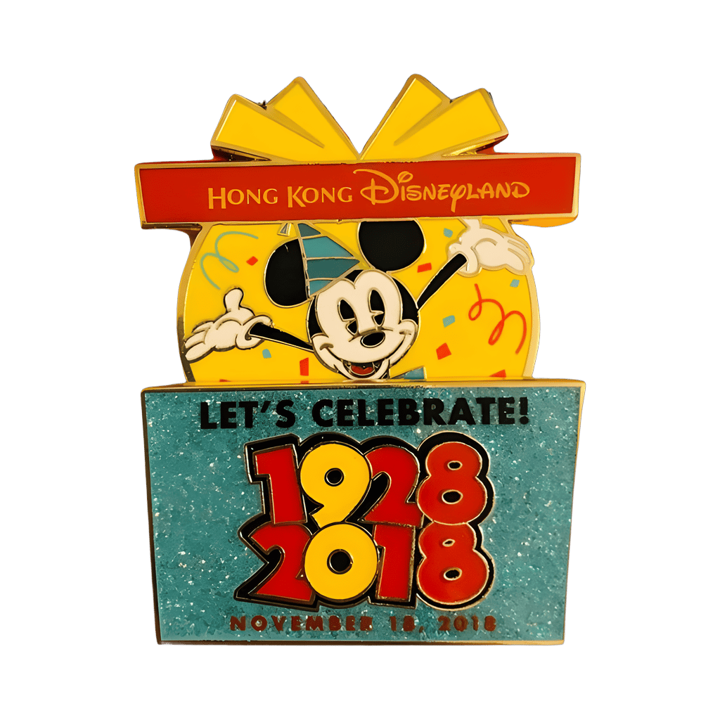 Let's Celebrate! - Mickey Mouse 90th Anniversary Present Slider Disney pin