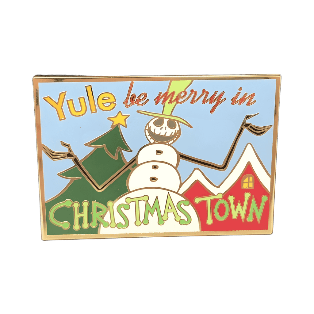 Jack at Christmas Town Postcard Disney pin