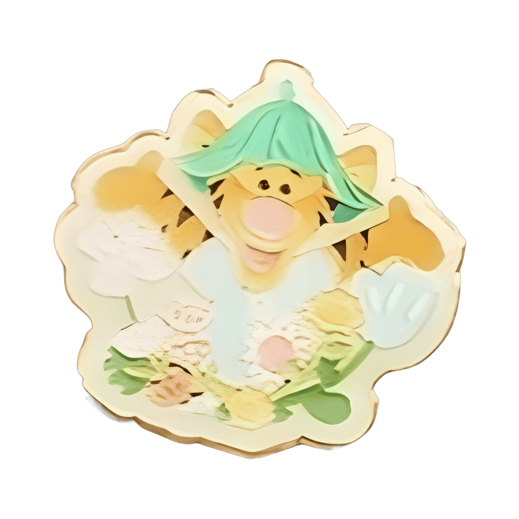 Tigger in Flowers Disney pin