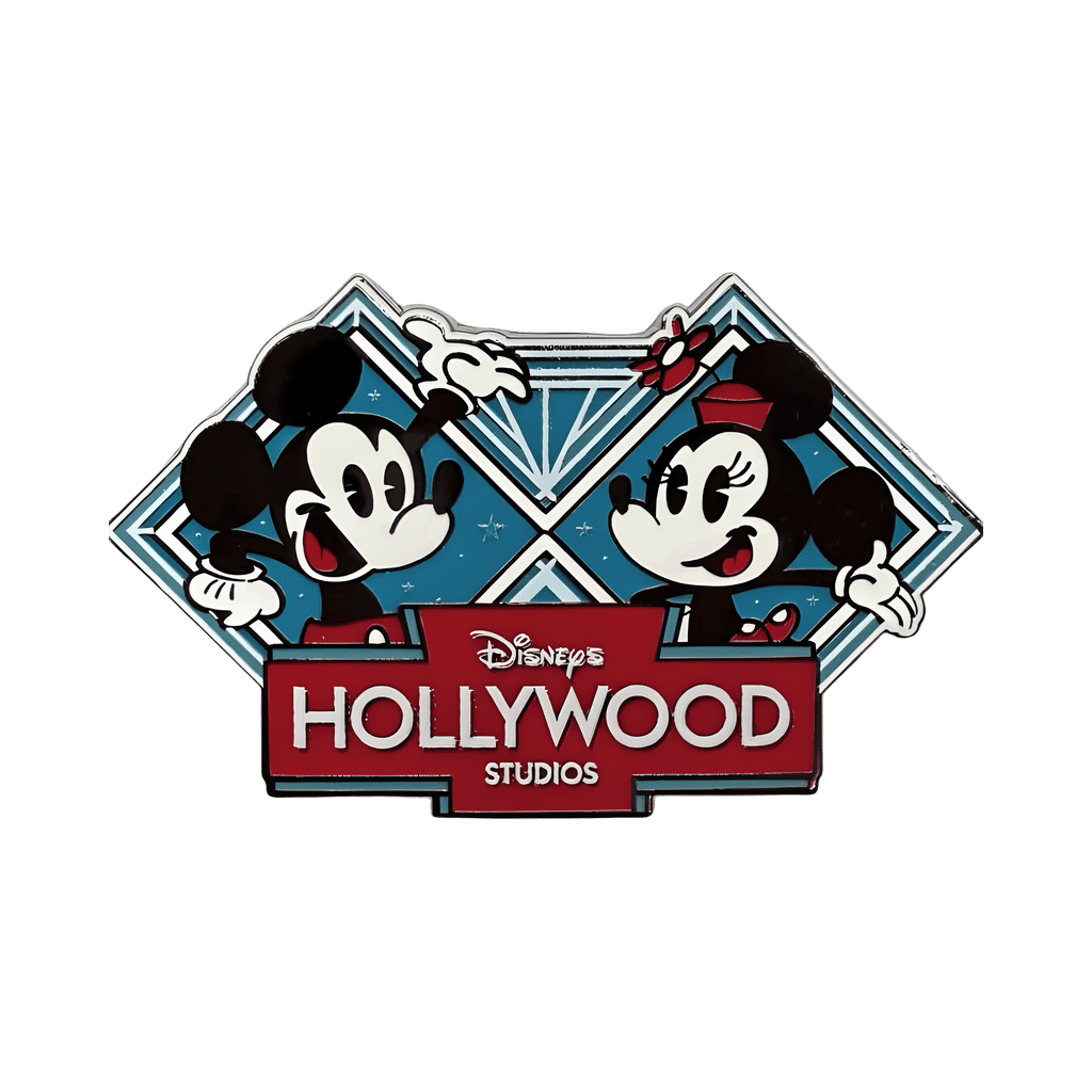 Mickey & Minnie Mouse Art Deco Logo - 2025 Disney pin