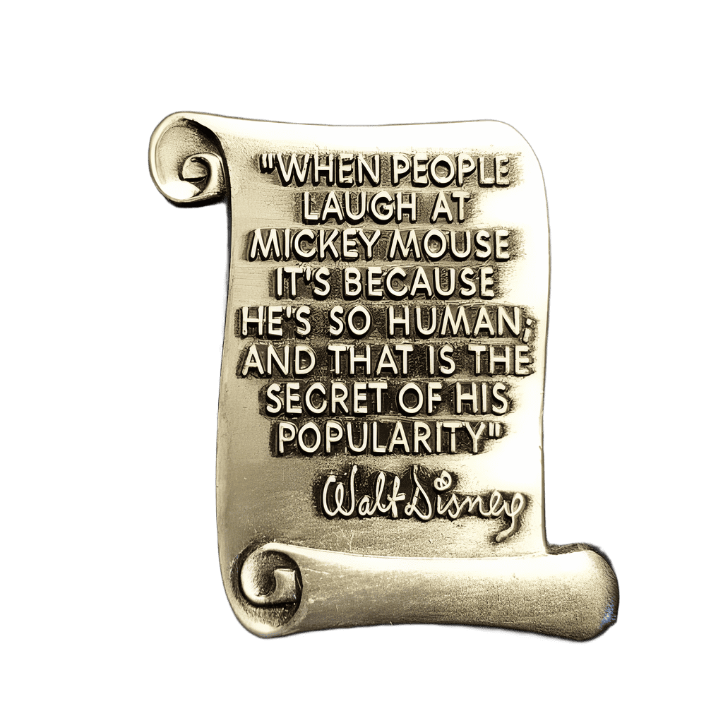 The Secret of His Popularity Disney pin