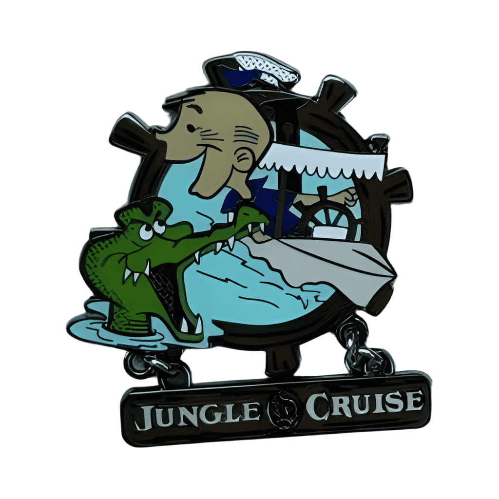 Attraction Vehicles Boxed Set - The Jungle Cruise Dangle Disney pin