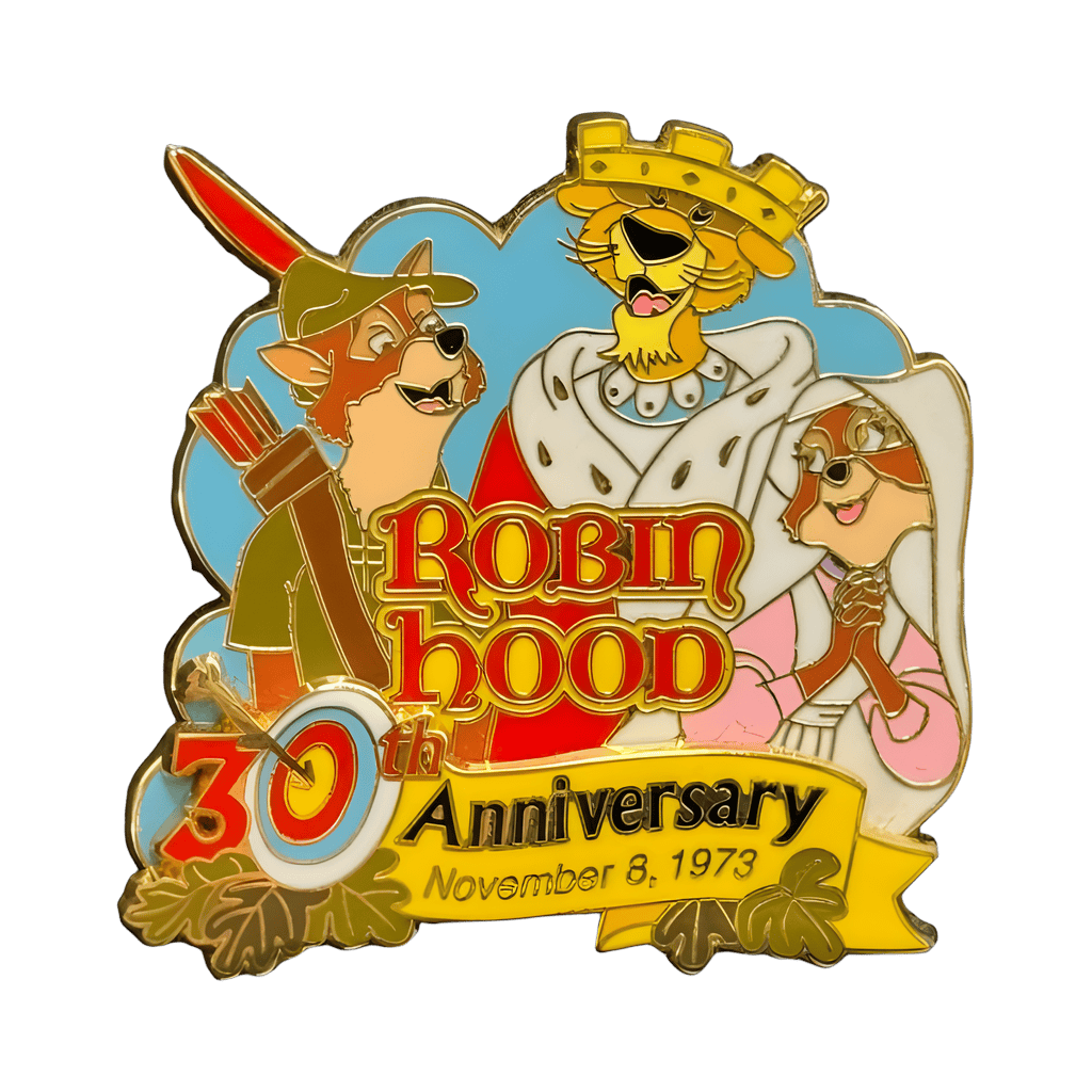 Robin Hood, Maid Marian, and Prince John Disney pin