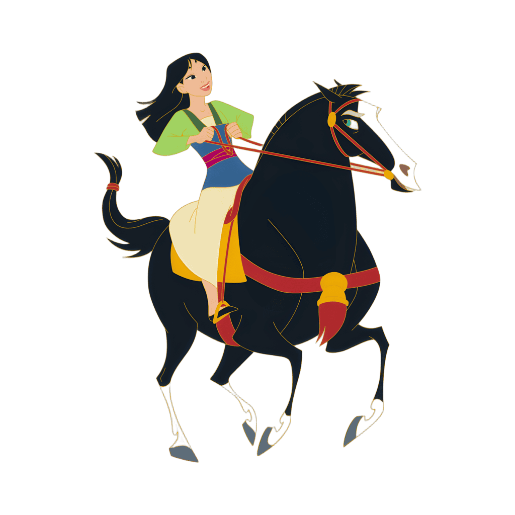 Mulan and Khan Disney pin