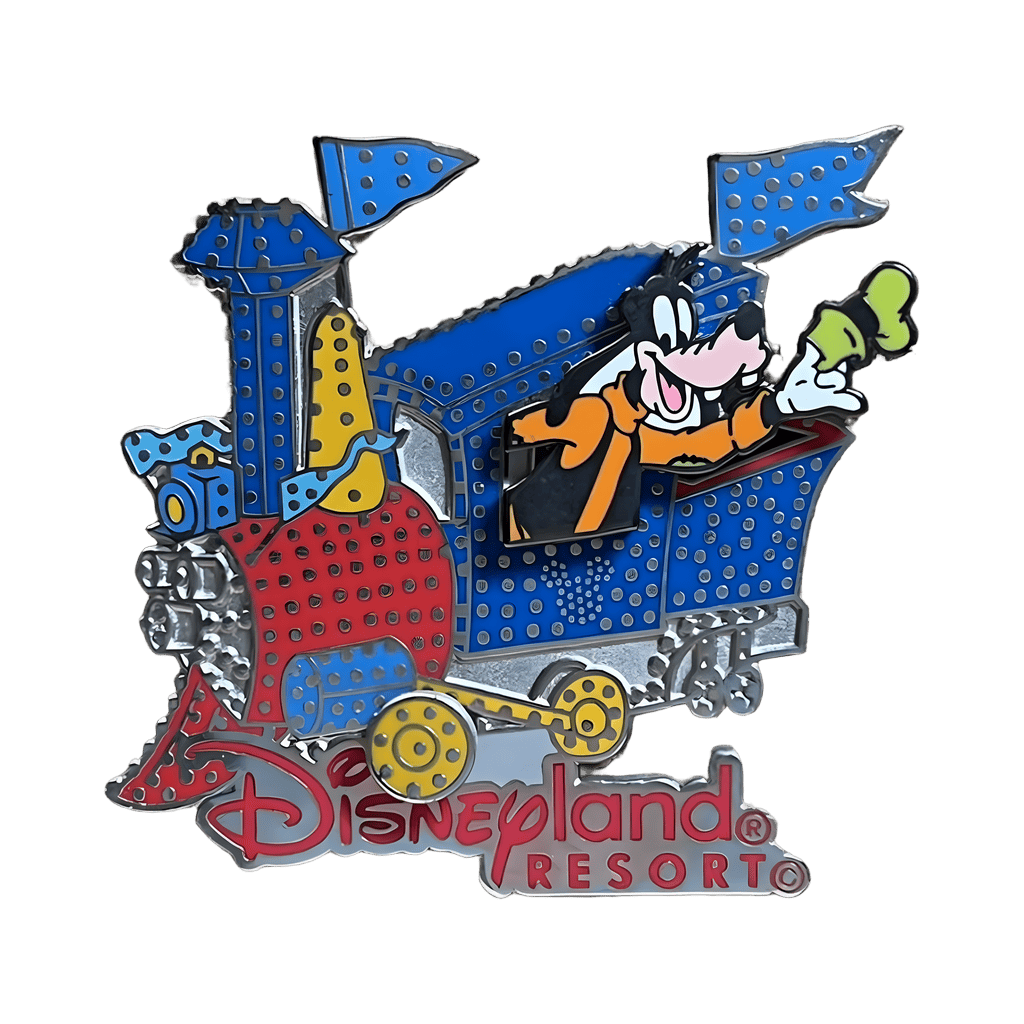 Goofy Driving Train Float Disney pin
