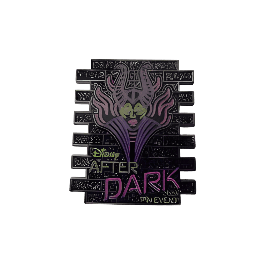Welcome Gift - Neon Maleficent Logo Disney pin