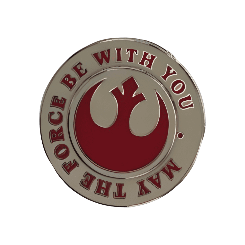 Logo May the Force Disney pin