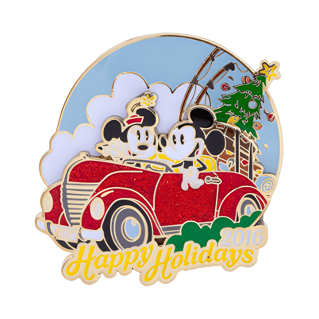 Happy Holidays 2016 - Mickey and Minnie Disney pin
