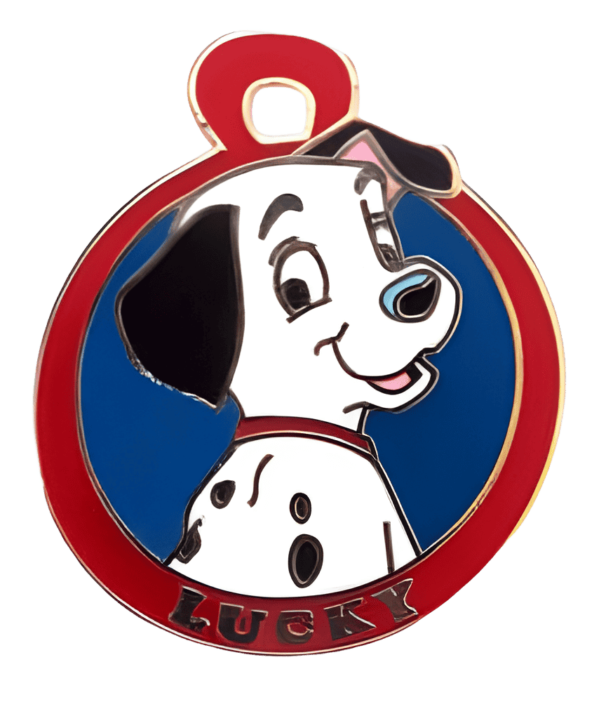 Lucky Collar Pet Tag Disney pin