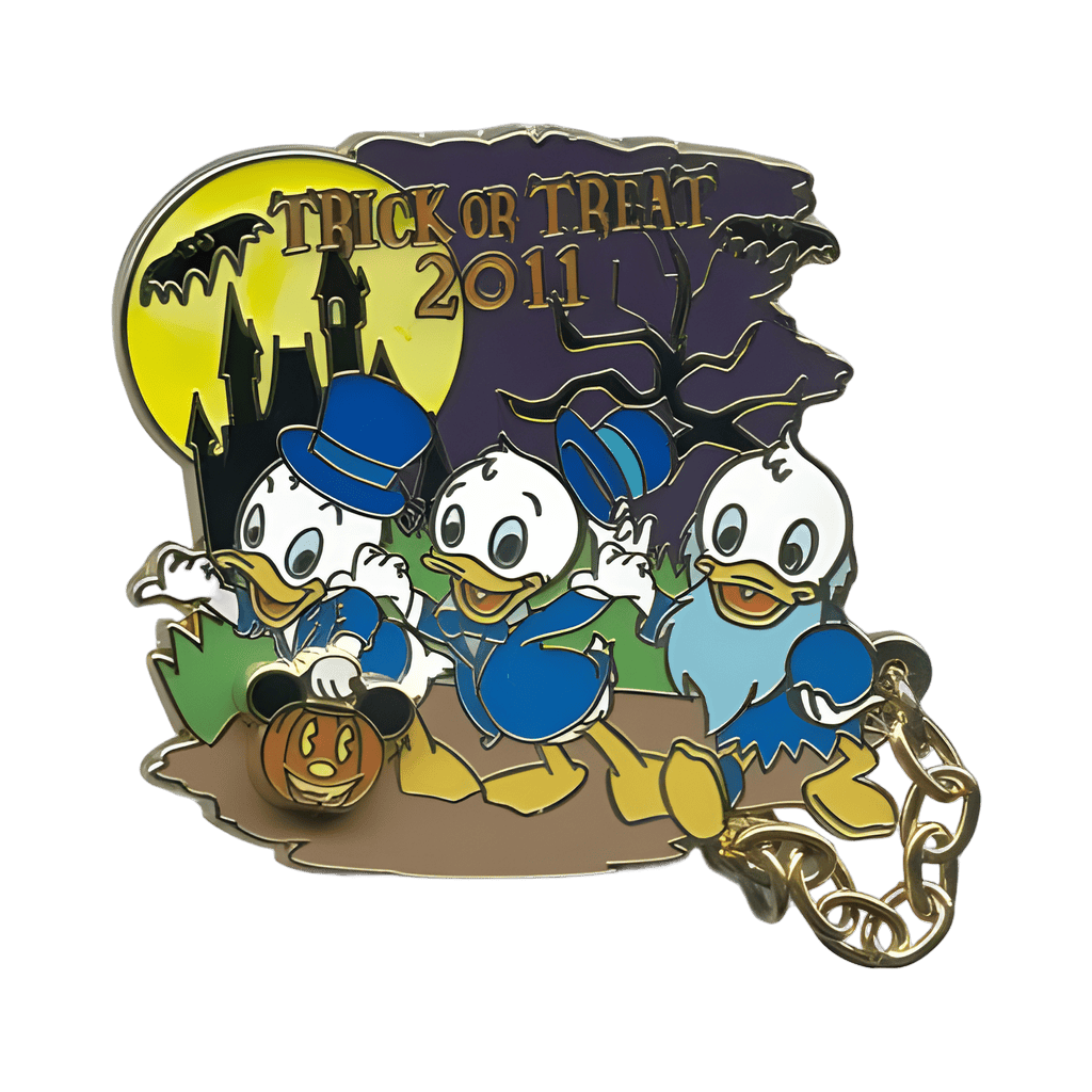 Huey, Dewey, and Louie as Hitchhiking Ghosts Disney pin
