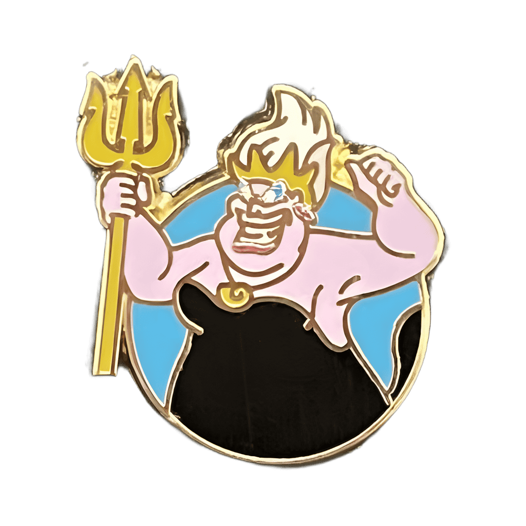 Ursula with Trident Disney pin