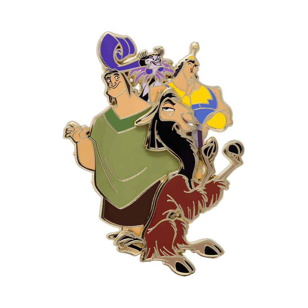 Kusco, Kronk, Pacha, Yzma - Emperor's New Groove - Jumbo Disney pin