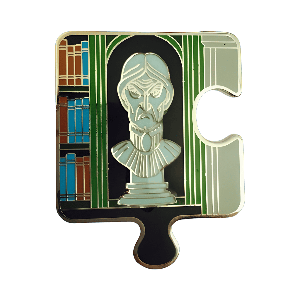 Library Bust Disney pin