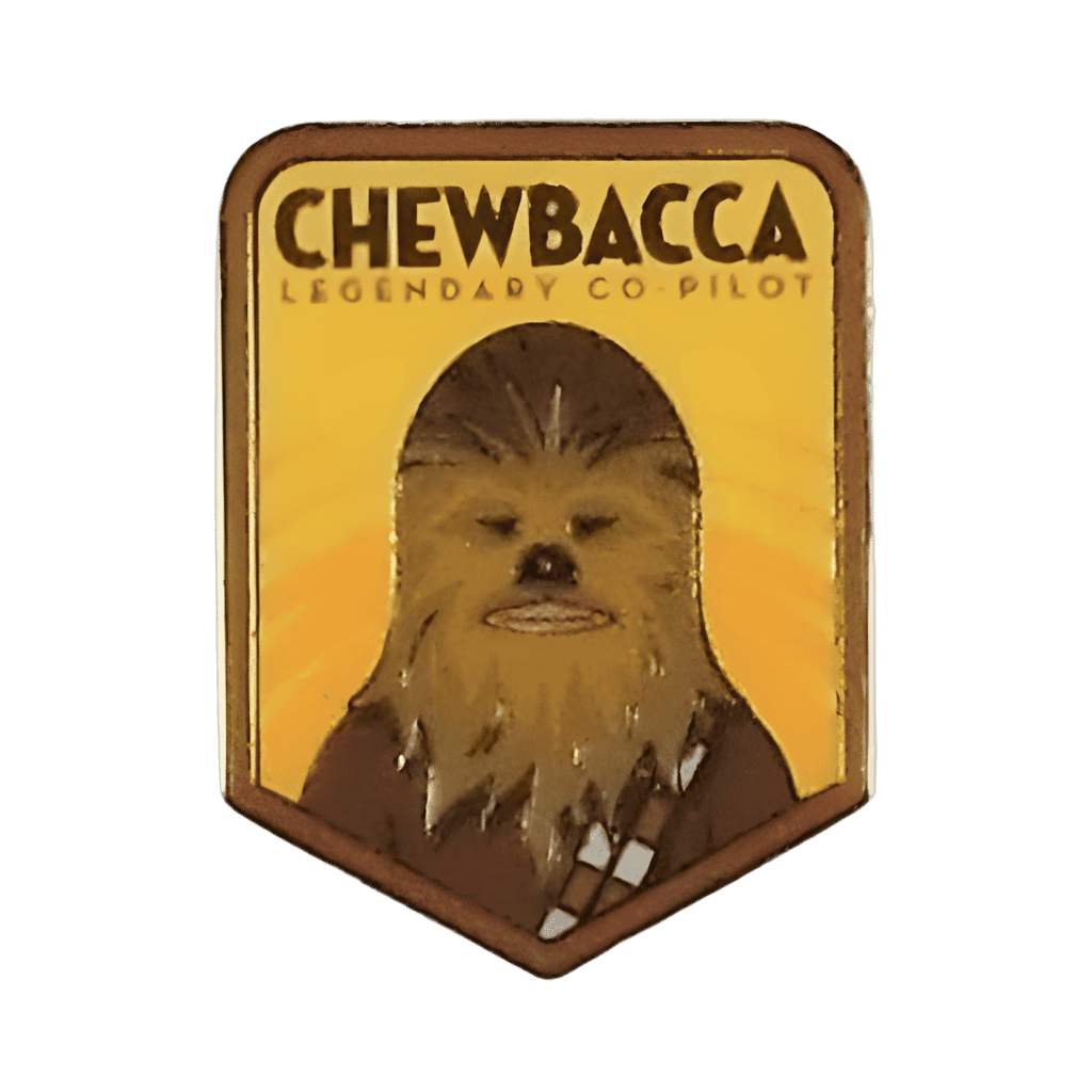 Chewbacca Legendary Co-Pilot Disney pin