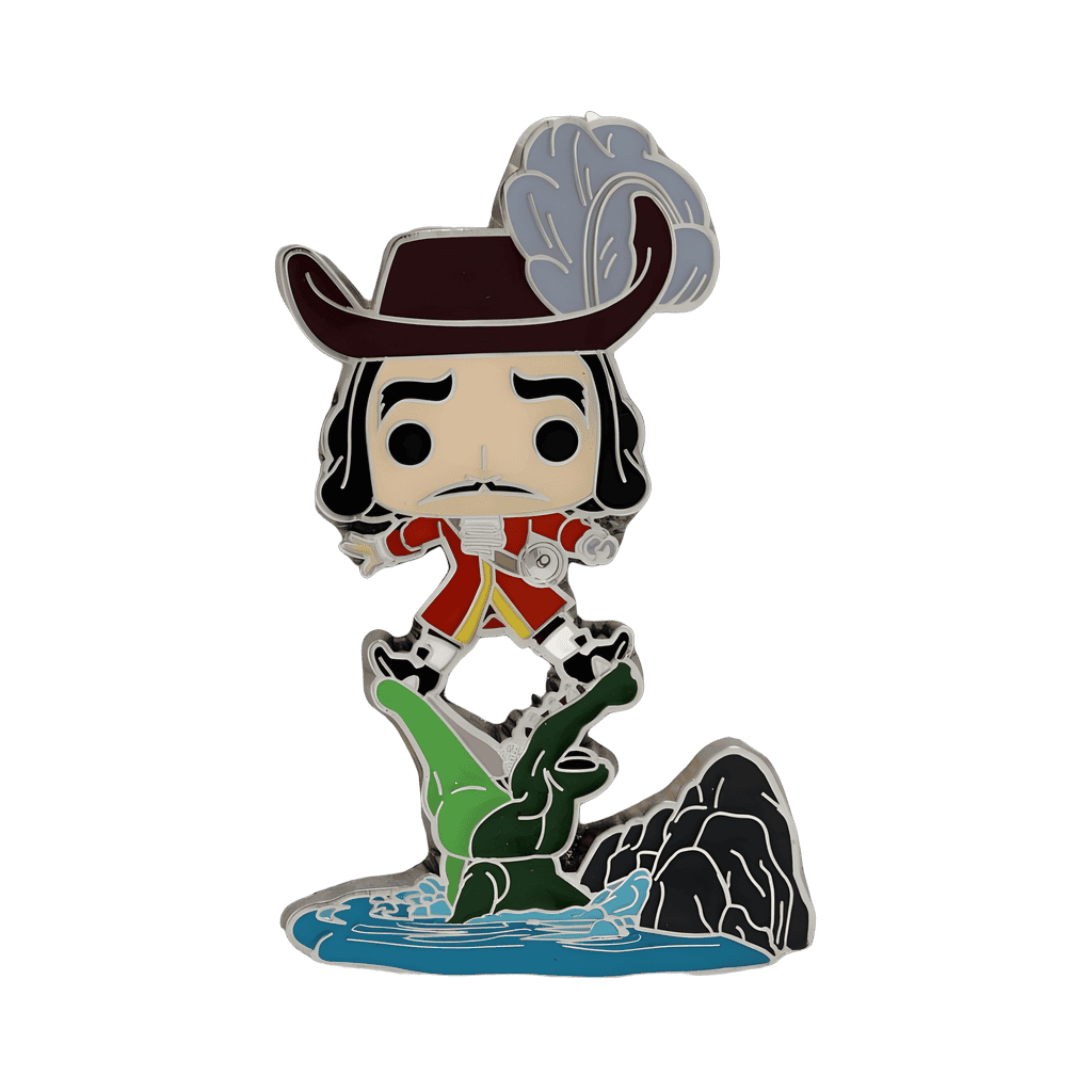 Captain Hook & Tick-Tock Disney pin