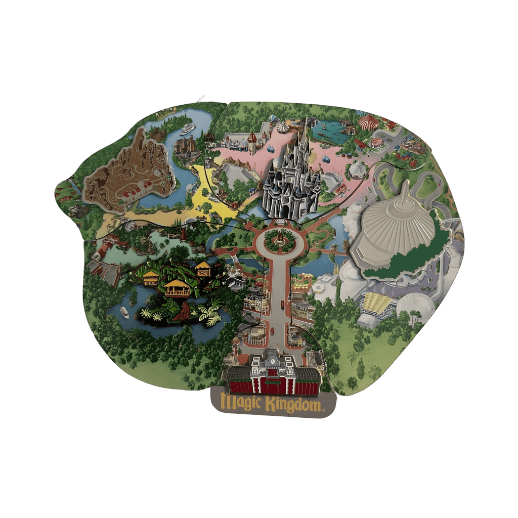 #4 - Magic Kingdom Map - Full Set Disney pin