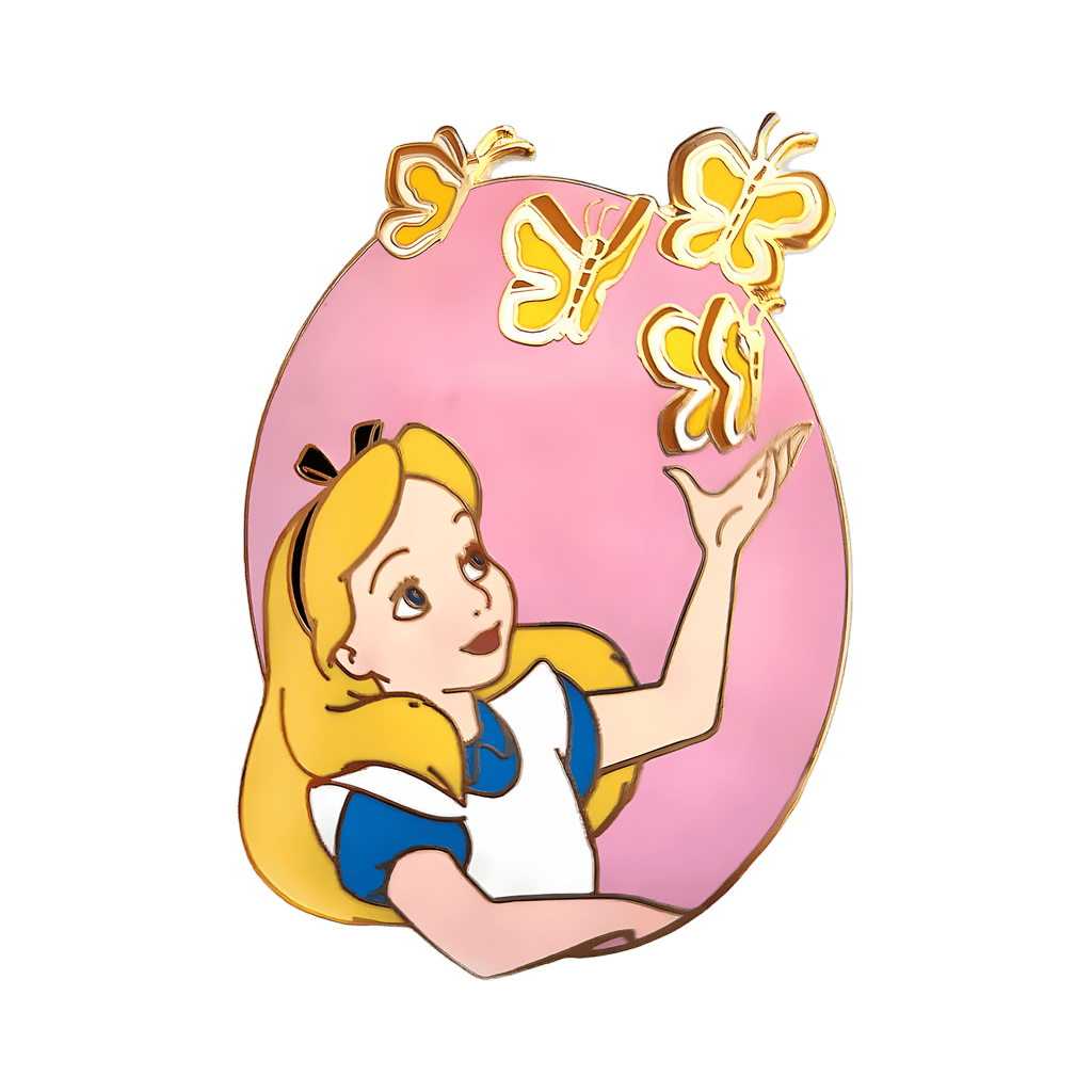 Alice and Butterflies Disney pin