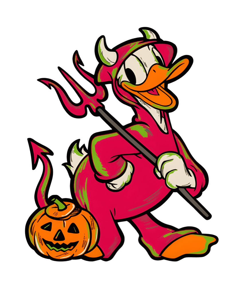 Donald Duck - Devil Costume (1528) Disney pin