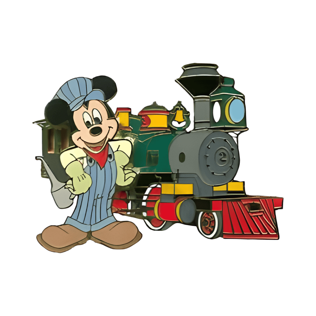 Walt Disney World Railroad Engine (Mickey Mouse) Disney pin