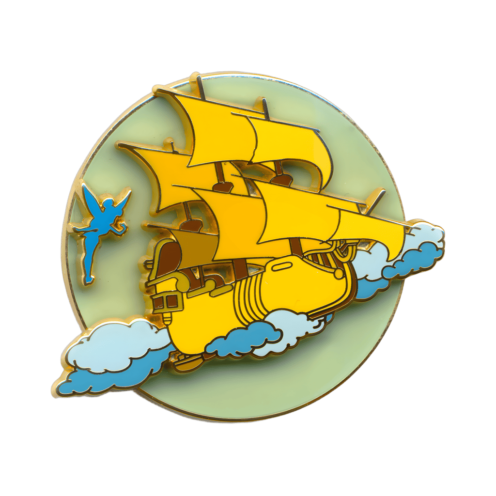 Second Star To the Right - Hook's Ship - Tinker Bell Disney pin