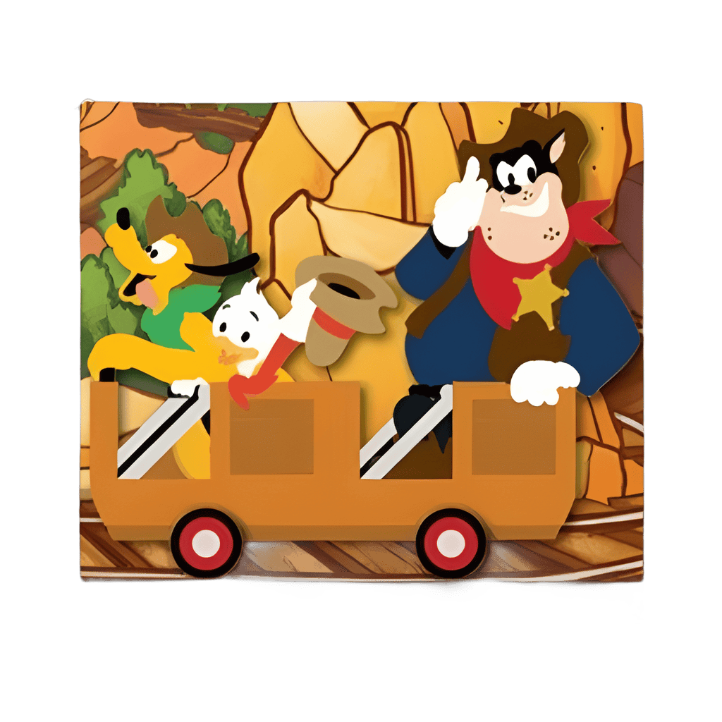 Train Car with Pluto, Huey, and Pete Disney pin
