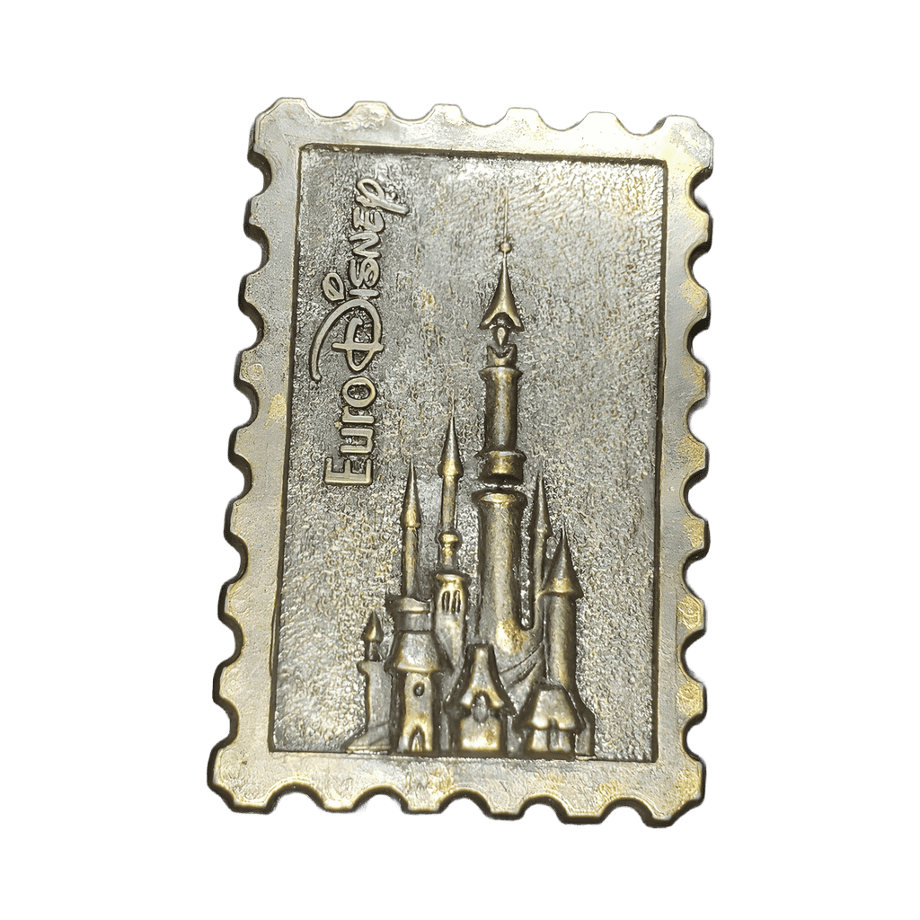 Pewter Castle Stamp Disney pin