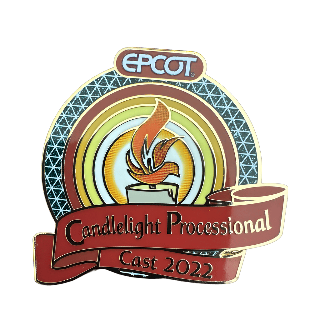 2022 Candlelight Cast Choir Disney pin