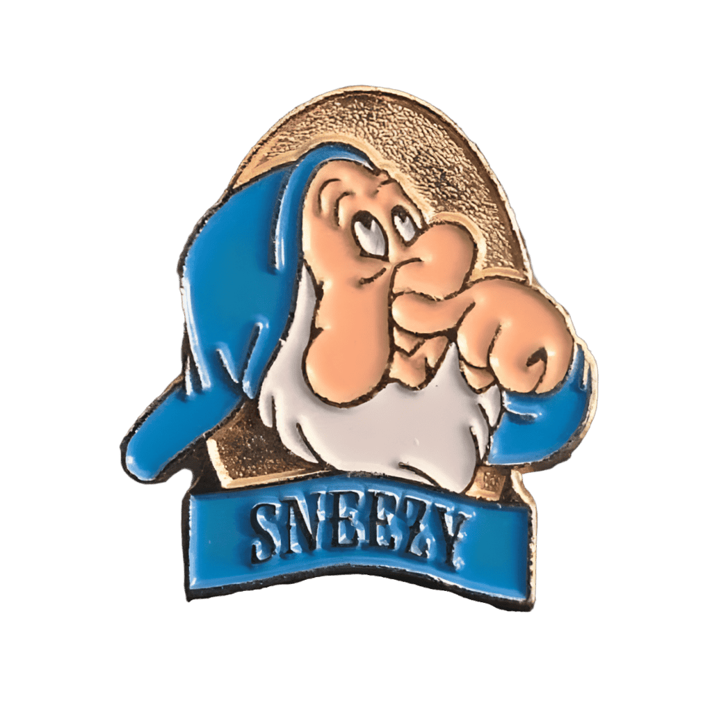 Sneezy Disney pin