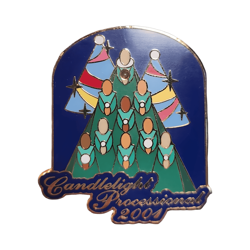 2001 — Light-Up Choir Christmas Tree Disney pin