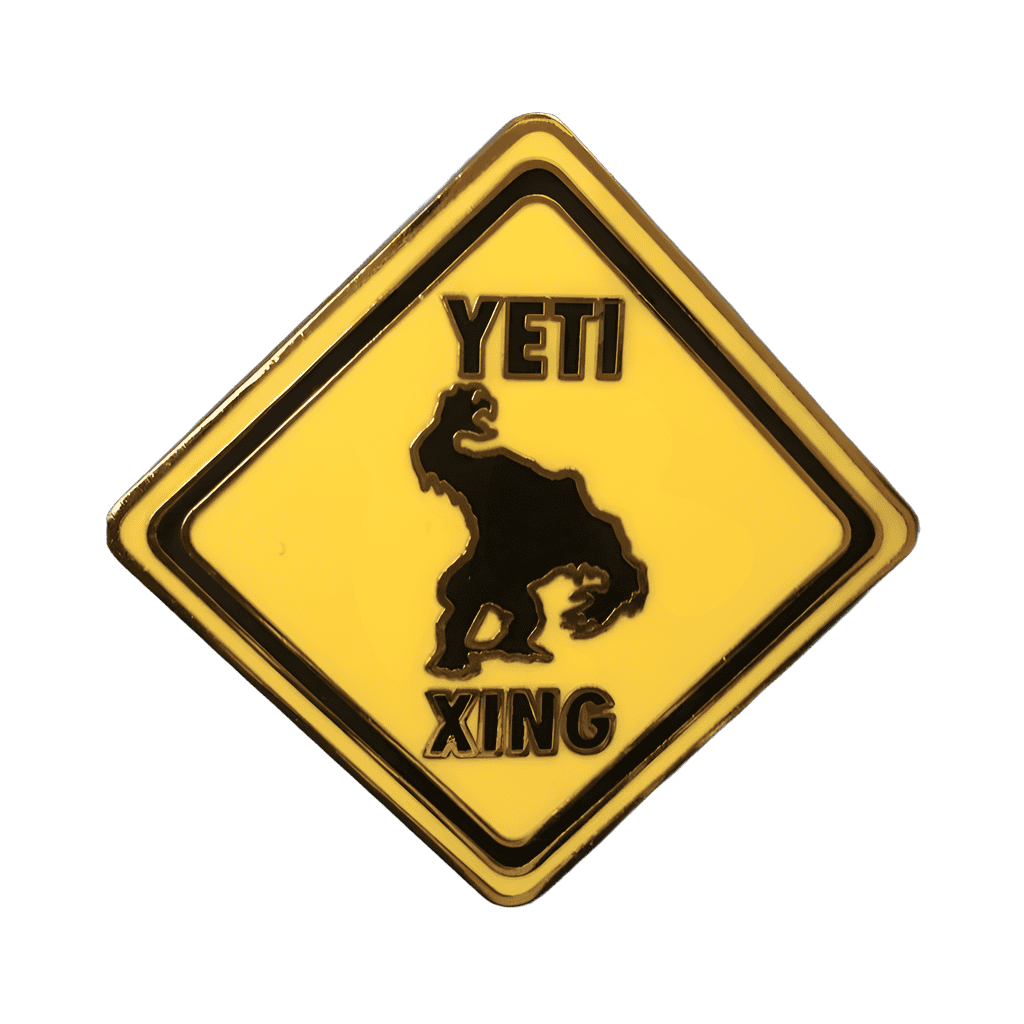 Yeti Xing Street Sign Disney pin