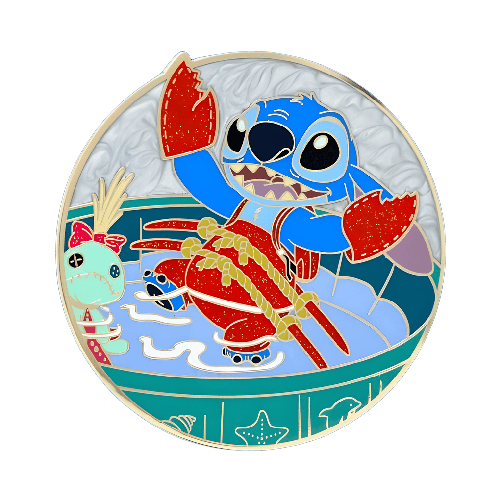 Stitch dressed as Sebastian Disney pin