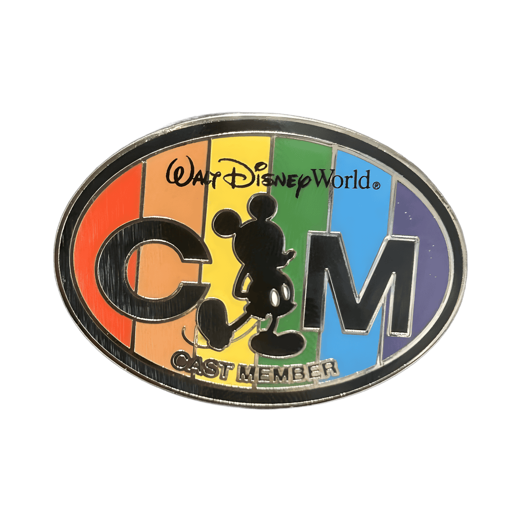 WDW Cast Member Pride Name Badge Disney pin