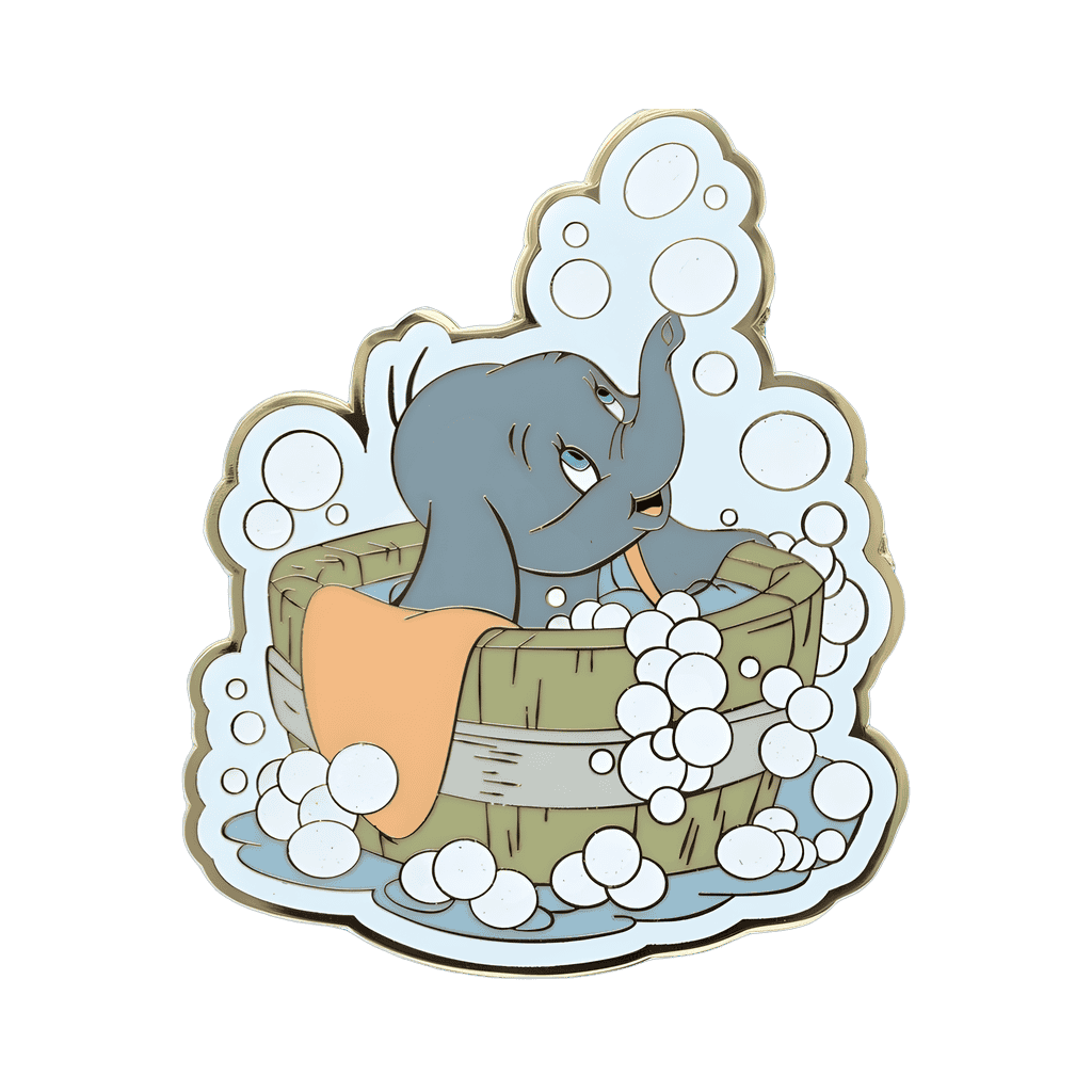Baby Dumbo in Bath Disney pin