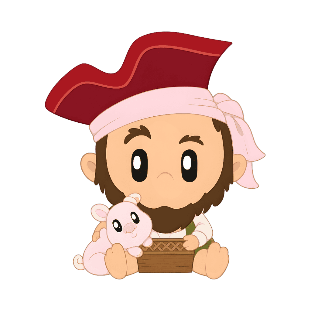 Pirate with a Pig Disney pin