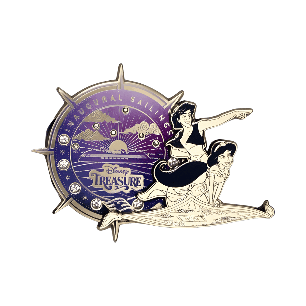 Inaugural Sailings — Grand Hall Aladdin & Jasmine Disney pin