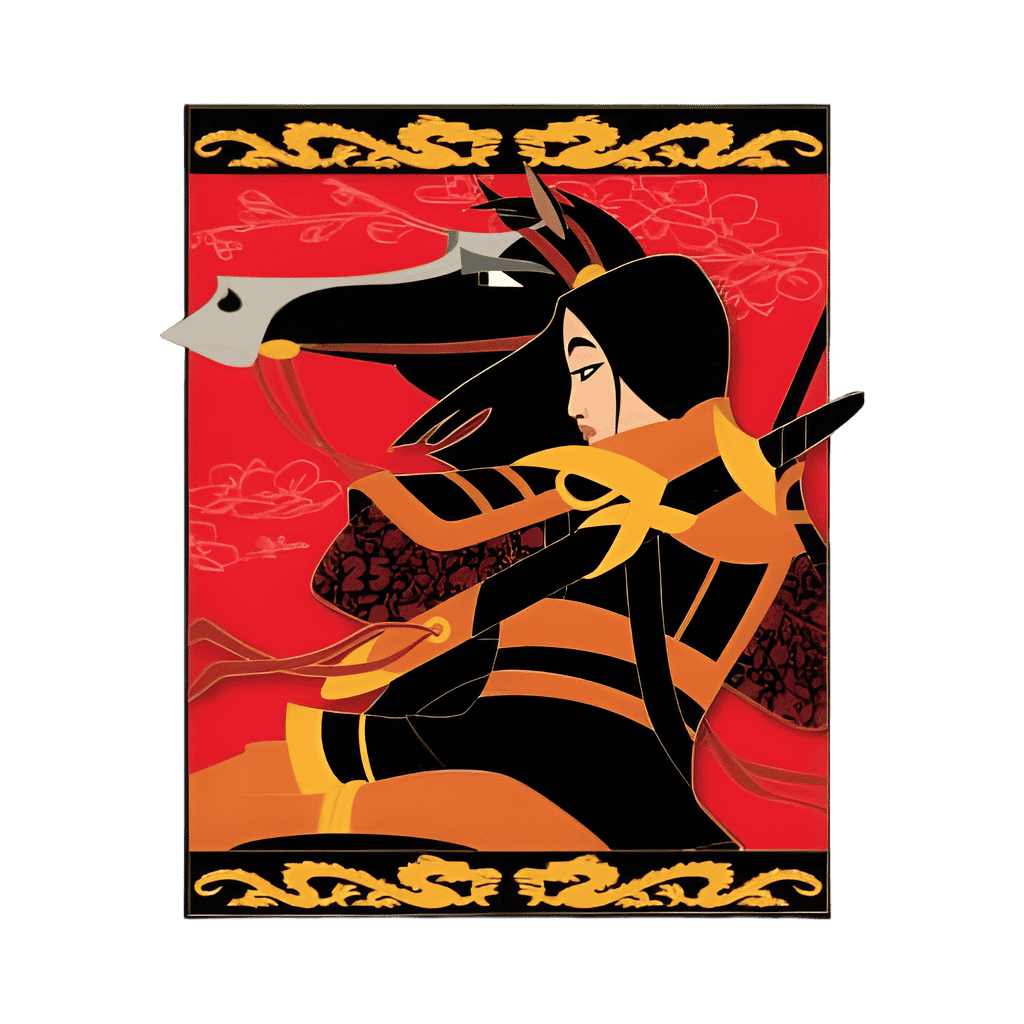 Mulan & Khan Profile Disney pin