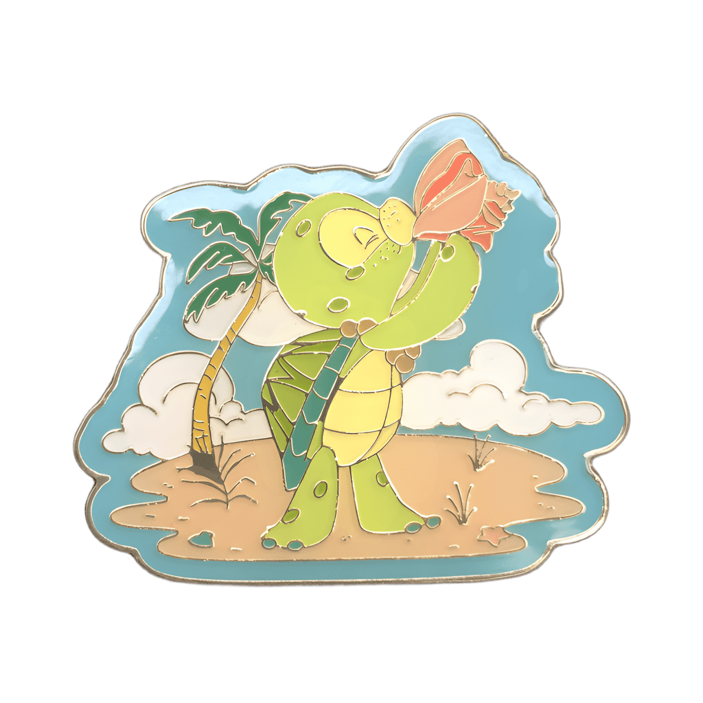 Olu with conch shell Disney pin