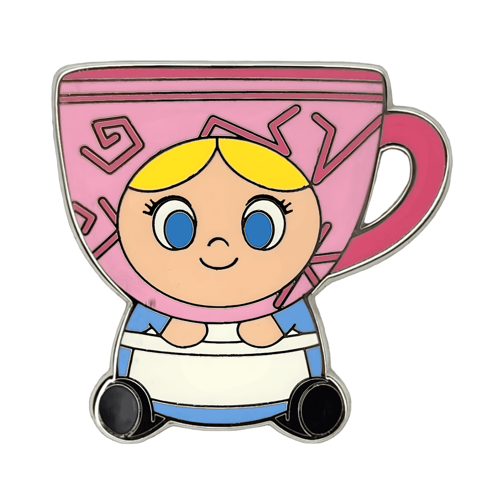 Alice with Pink Tea Cup Hat Disney pin