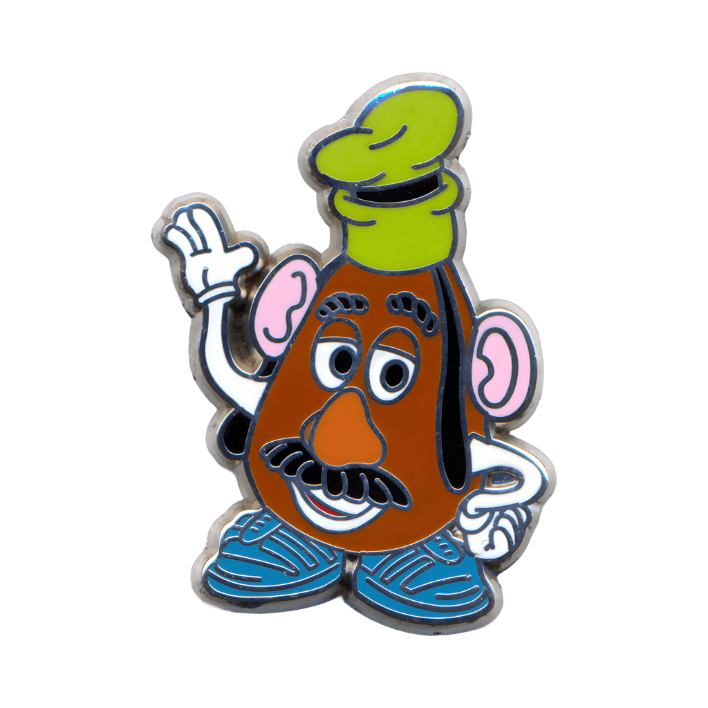 Mr. Potato Head Wearing a Goofy Hat Disney pin