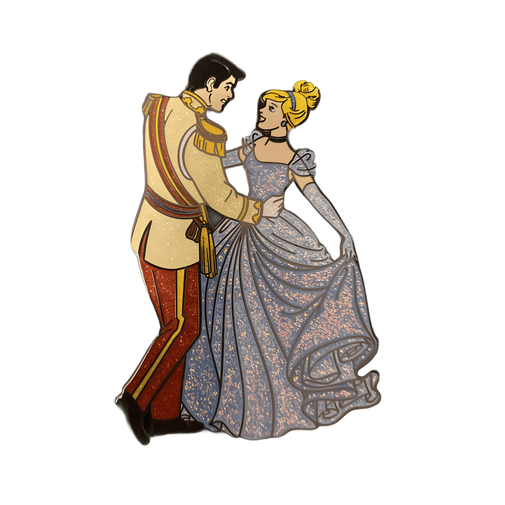 Prince Charming and Cinderella Dancing Disney pin
