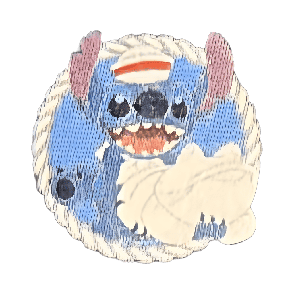 Stitch with frog towel animal Disney pin