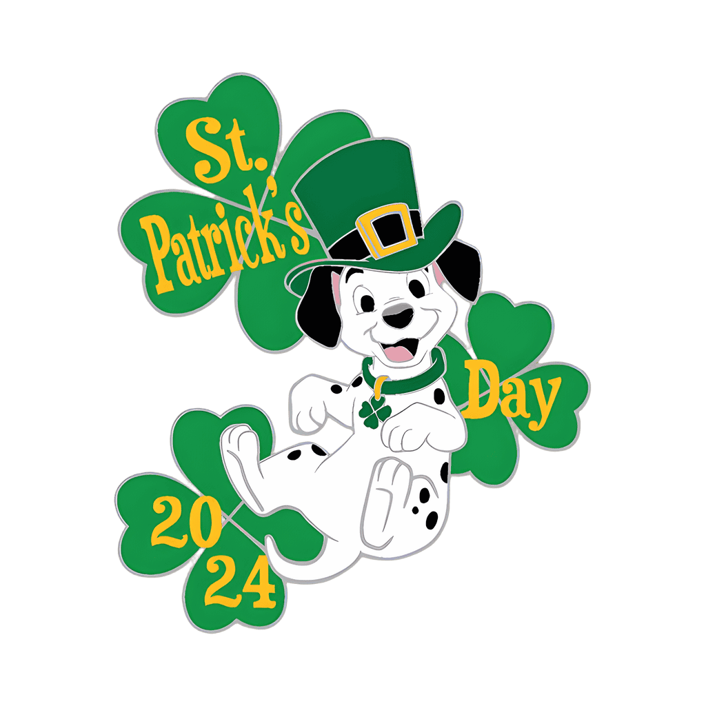 2024 Dalmatian with Four-Leaf Clovers Disney pin