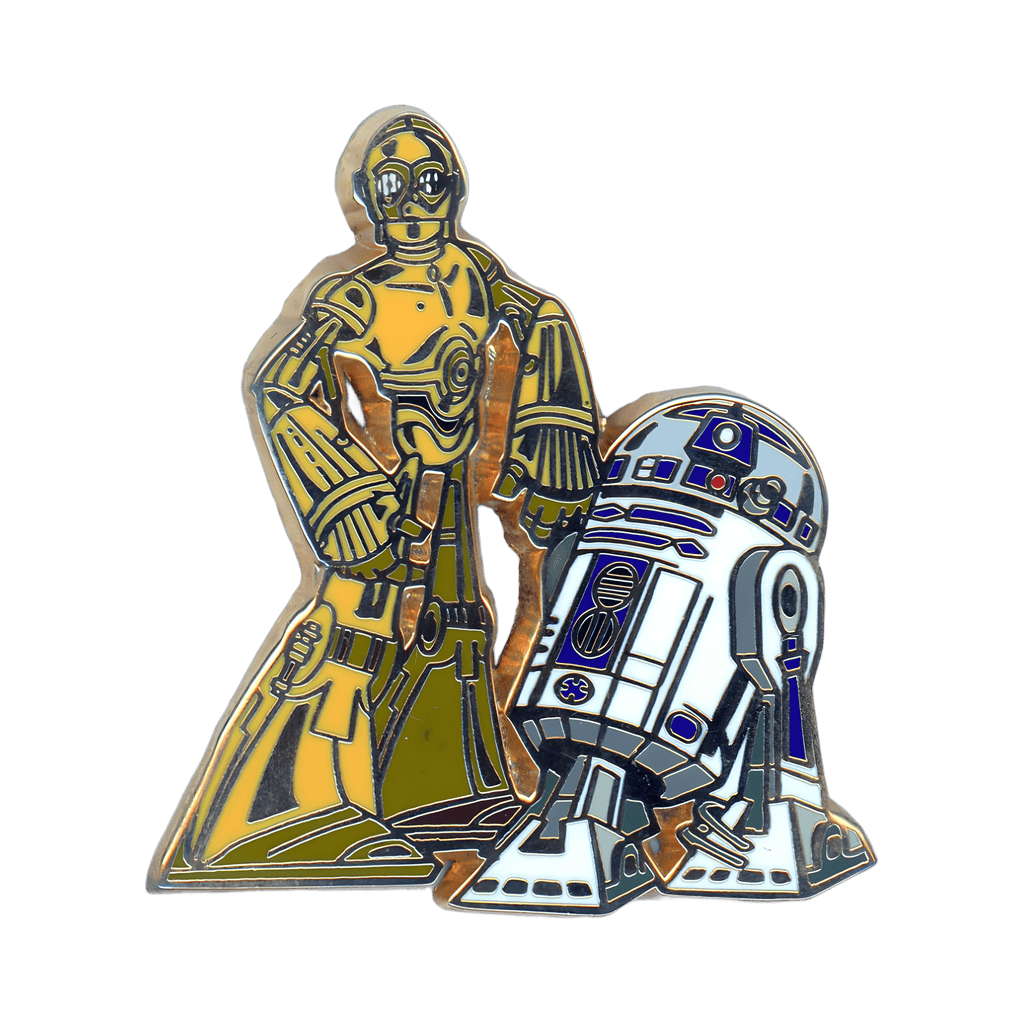R2-D2 and C-3PO Disney pin