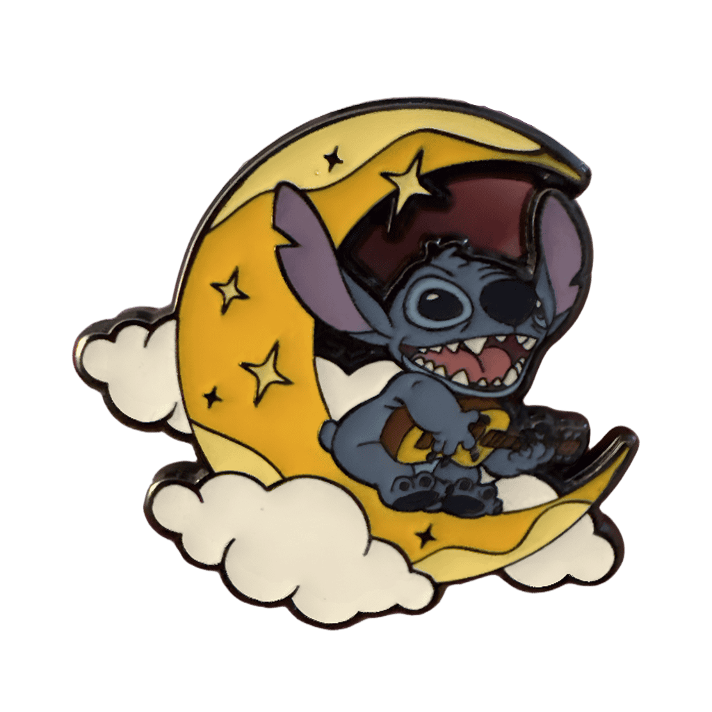 Stitch on the Moon Disney pin