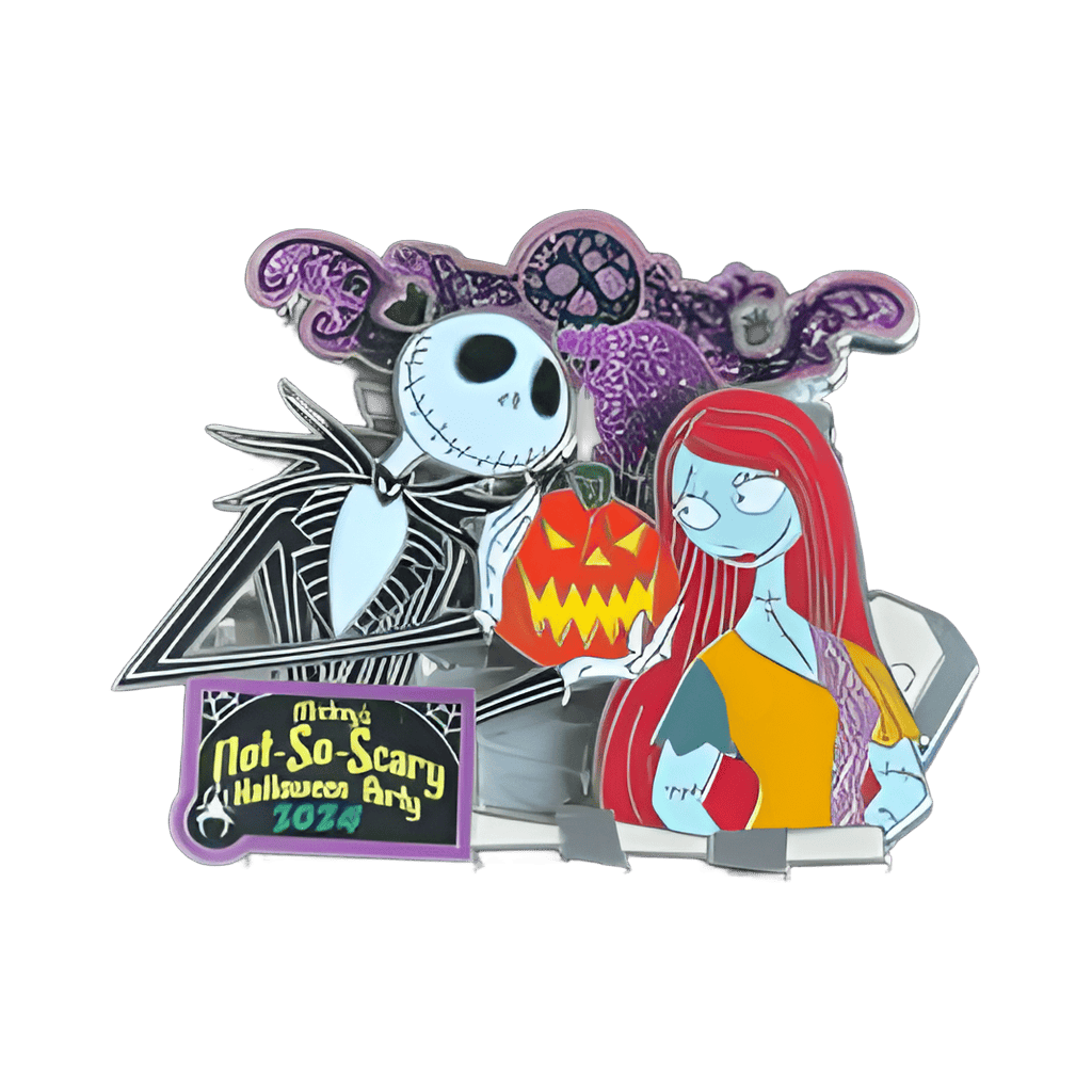 Jack and Sally Party Logo Disney pin
