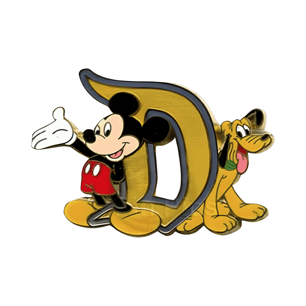 Mickey Mouse and Pluto Disney pin